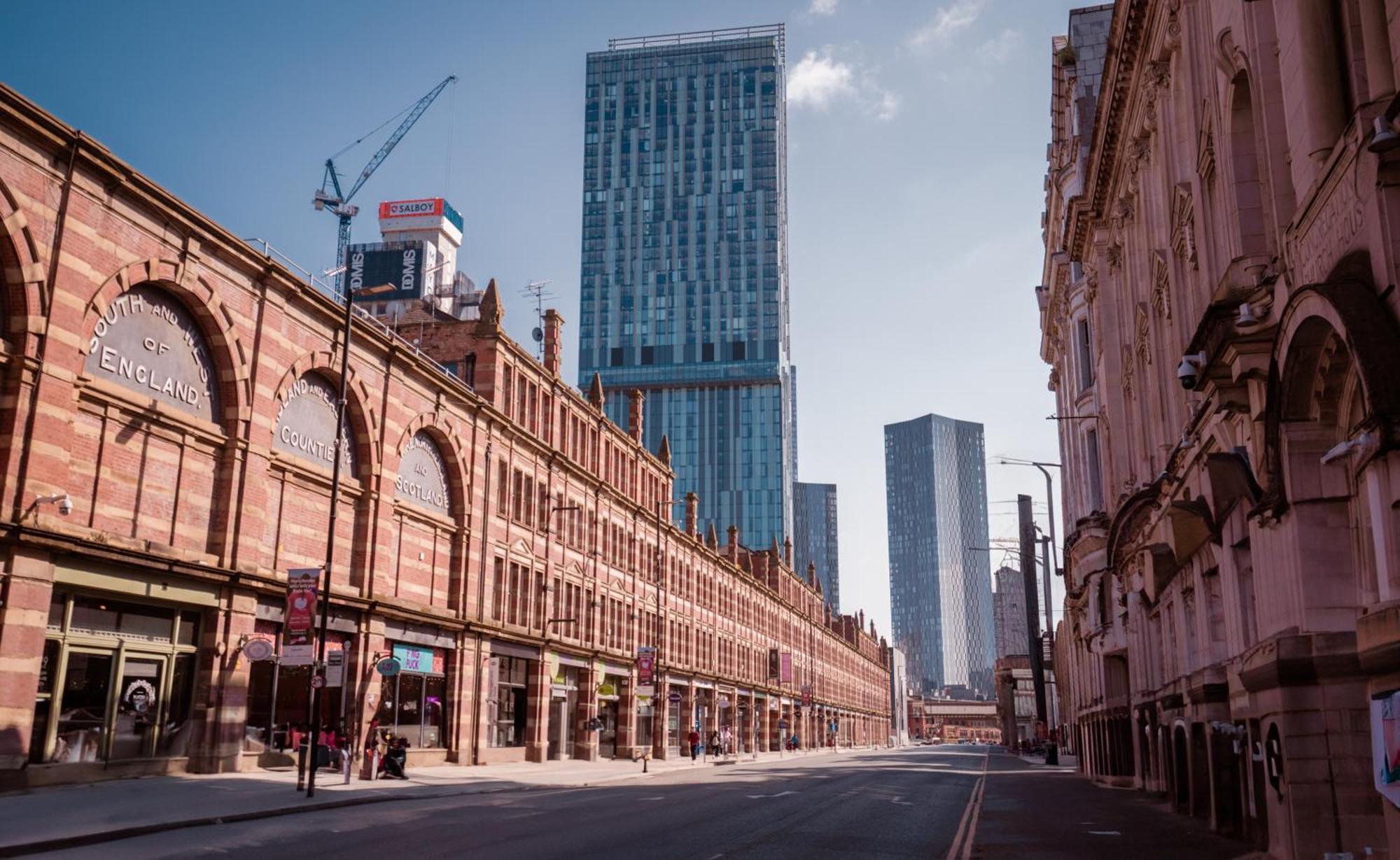 Hilton Manchester Deansgate Esterno foto